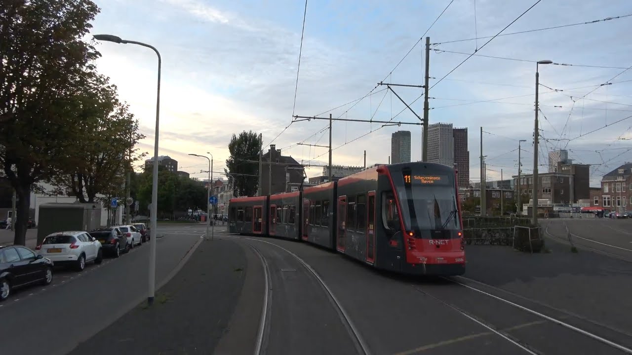 HTM tramlijn 12 Duindorp - Station Den Haag Hollands Spoor - Duindorp | GTL8 3070 | 2020