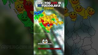 POV: You live in Ex-Yugoslavia Today #mapping #countryballs #yugoslavia #geotube