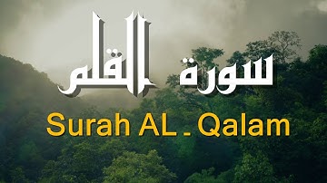 سورة القلم بصوت القارئ محمد هشام حسن