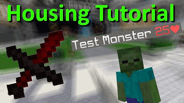 How to make Monster NPCs and Items that do Specific Damage (Hypixel Housing Tutorial)