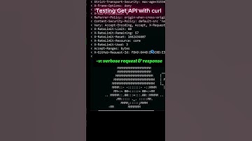 Testing Get API with curl #restapis #testing