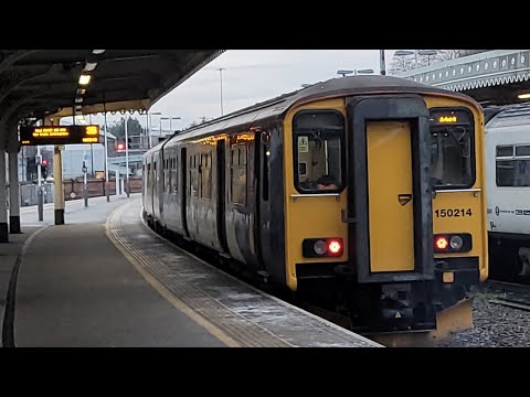Northern 150214 leaving Sheffield bound for adwick