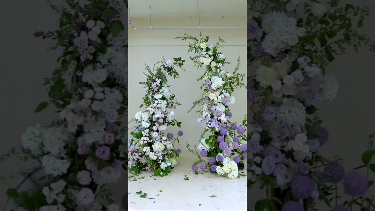 flower arch installation 