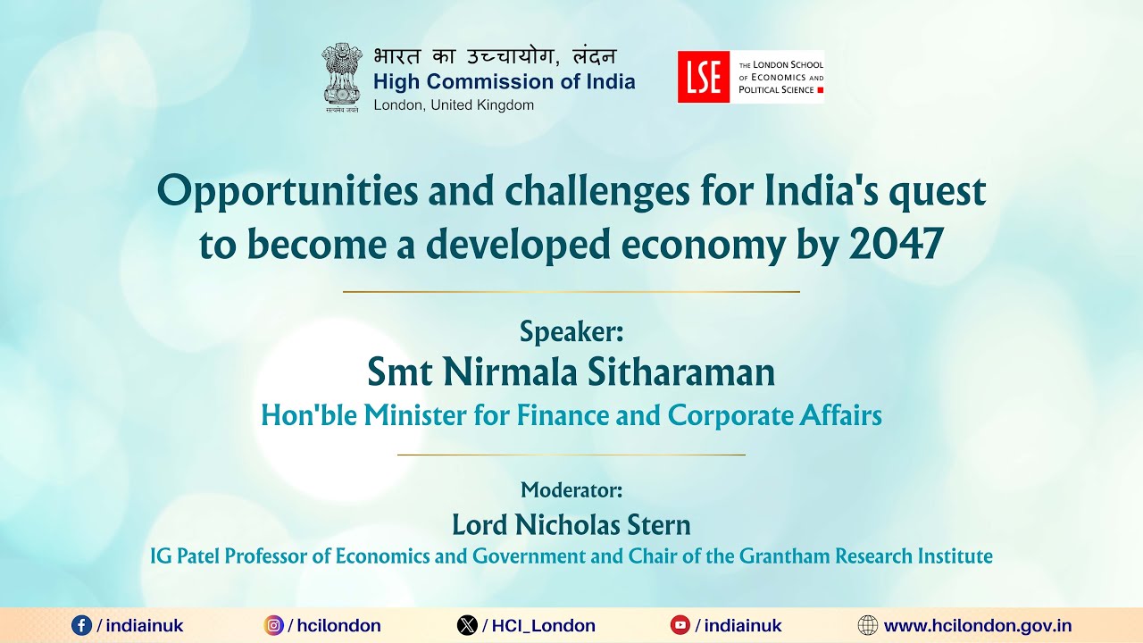 Opportunities and challenges for India's quest to become a developed economy by 2047