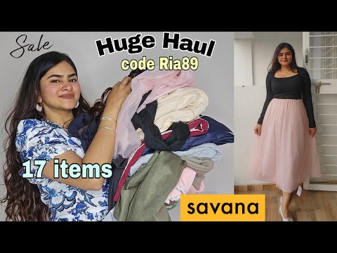 Huge Savana Haul Sale | Dresses, Trousers, Jackets And Much More | Code Ria89