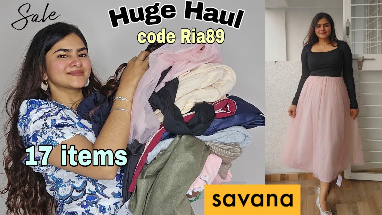HUGE SAVANA HAUL SALE | Dresses, Trousers, Jackets and much more | CODE Ria89