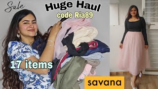 Huge Savana Haul Sale | Dresses, Trousers, Jackets And Much More | Code Ria89