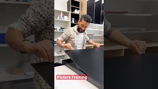 How we picture frame artwork. Behind the scenes in custom framing artwork.