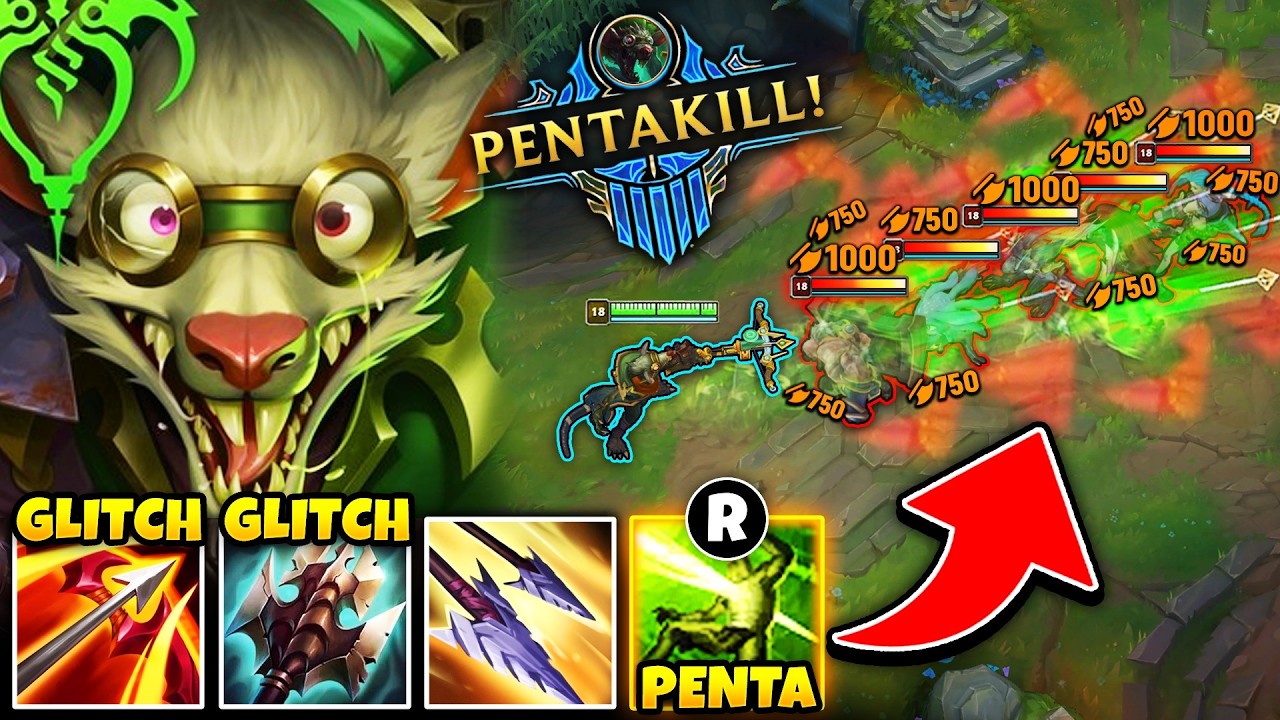 THIS TWITCH BUILD SPRAYS GLITCHING ARROWS! (INSTANT PENTAKILL WITH ULT)