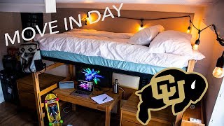 CU BOULDER MOVE IN DAY   DORM TOUR 2018!!(my first day at college)