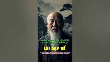 Lời Dạy Về Khiêm Tốn #loidayconhan #baihoccuocsong #trietlysong #cổnhândạy  #trietly