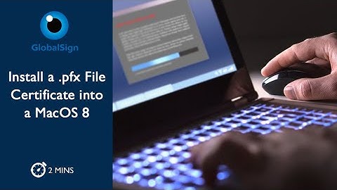 How to Install a .pfx File Certificate into a MacOS 8