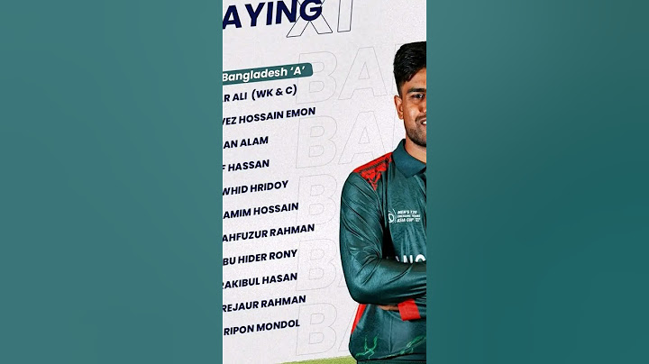 Emerging Asia Cup 2024Match:01: Bangladesh A Vs Hong Kong(Toss) #ACC