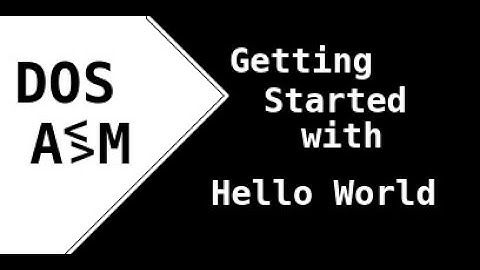 Getting Started with Hello World in DOS Assembly on Linux [Ep 2]