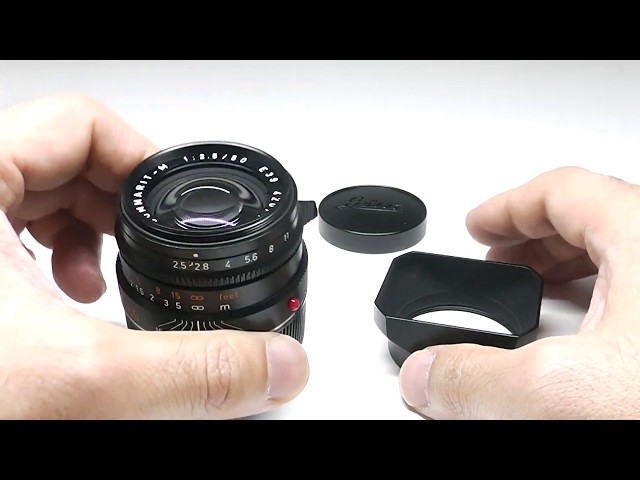 LEICA Summarit 50mm F2.5 [6bit] + original lens hood - YouTube