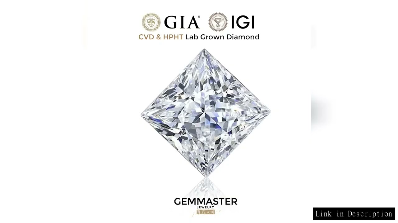 Princess Lab grown diamonds GIA IGI certificate D E F G VVS VS Loose diamond Wholesale 0.5ct 1ct 2ct