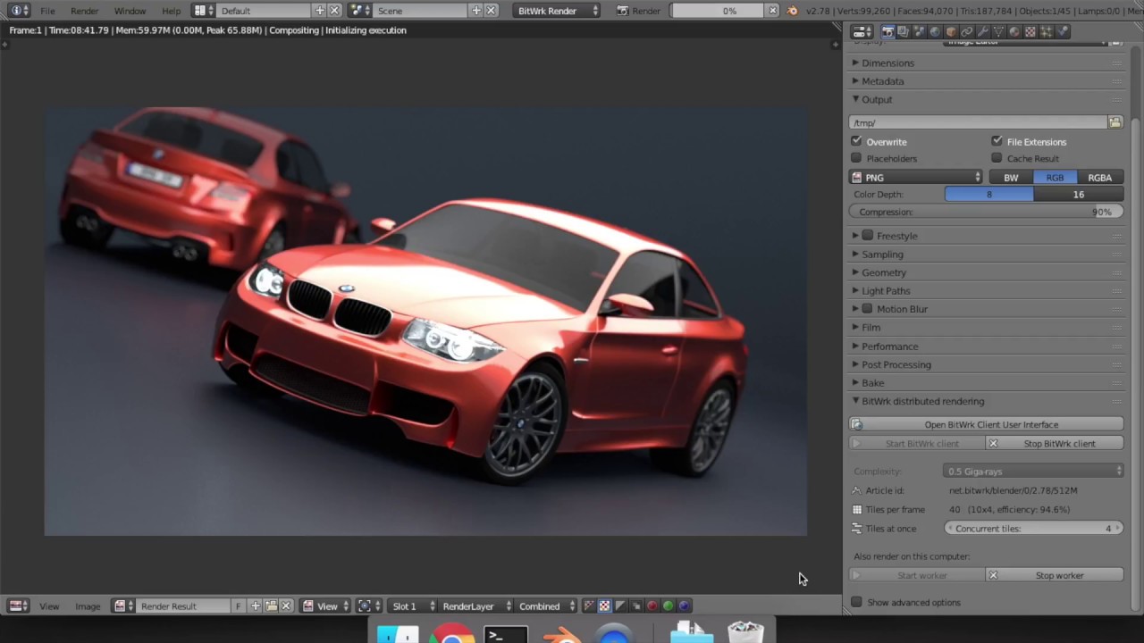 BitWrk - Distributed Rendering for Blender