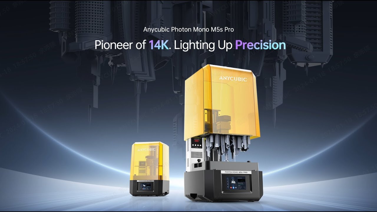 14K 3Dプリンター PHOTON MONO M5s PRO Anycubic Photon Mono M5s Pro - 14K HD High-Speed Resin 3D