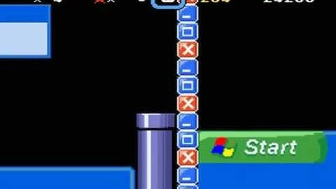 SMW Custom Level: Windows XP