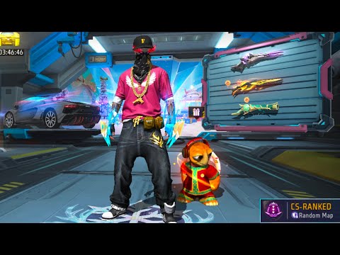 free fire live CS RANK with season 1&2 costume