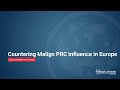 Countering Malign PRC Influence in Europe