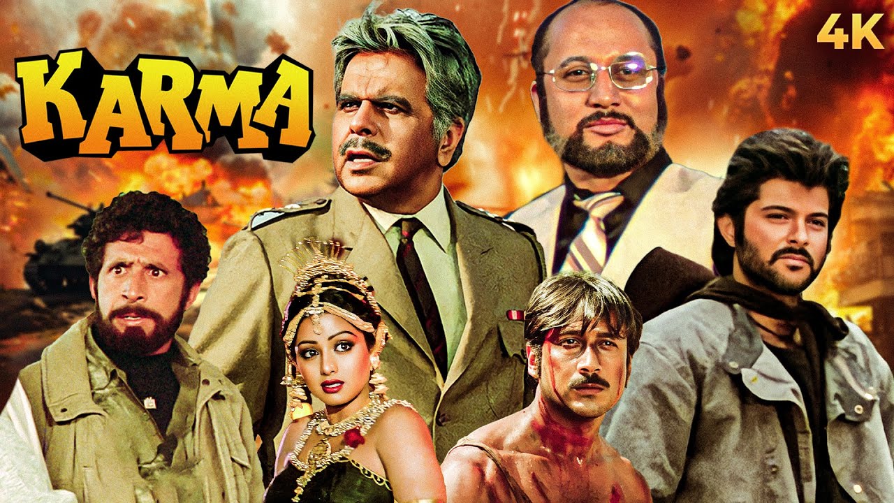 Blockbuster Hindi Action Movie | Dilip Kumar, Anil Kapoor, Sridevi, Jackie Shroff | Full 4K Movie