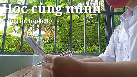 Study with me 3: Học ở trường (tiếng ồn lớp học)
