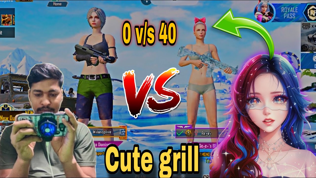 可愛妹子裝新手實則大神！PUBG Mobile TDM超神操作