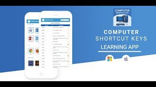 Learn computer shortcut keys by using android application screenshot 1