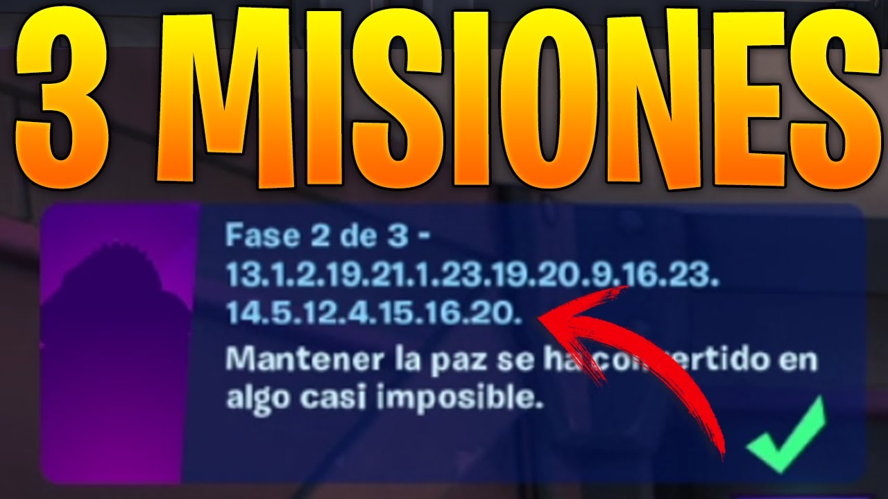 COMO COMPLETAR LAS MISIONES ENCRIPTADAS DE CIFRADO FORTNITE - COMO HACERLAS - 18.12.1.30.3. DÍA 2