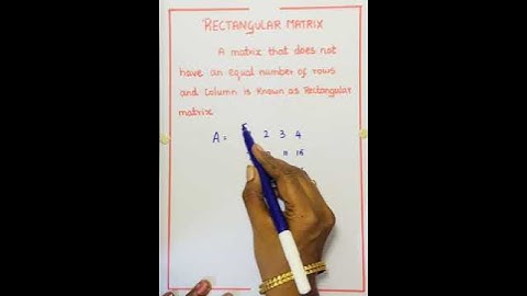 Rectangular Matrix ✉️#mathtalk23 #shortsfeed #shortsviral #youtubeshorts #rectangularmatrix#shorts