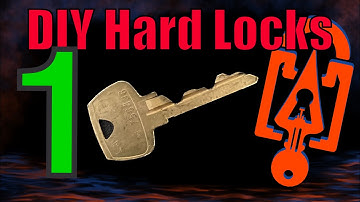 KEYS for HARD Challenge Locks (In-Depth DIY Walkthrough) - Part 1 - The Key