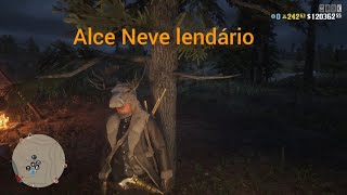 Red dead redemption 2 online localização e como pegar o Alce Neve lendário