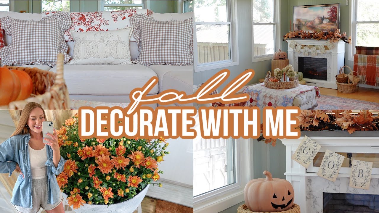 УКРАШАЕМ ДОМИК ОСЕНЬЮ 2025 СО МНОЙ | Уютный осенний декор гостиной🍂☕️