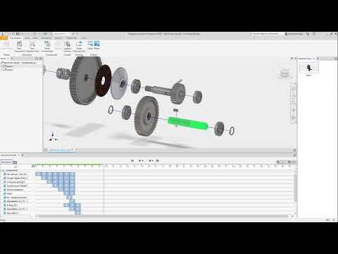 Animate assembly or service instruction in Autodesk Inventor