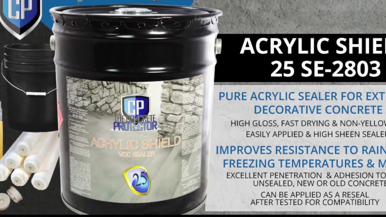 Acrylic Shield 25 Concrete Sealer
