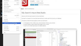 accessing sql prompt from azure data studio