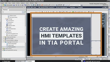 How Do I Create a New HMI Template in TIA Portal?