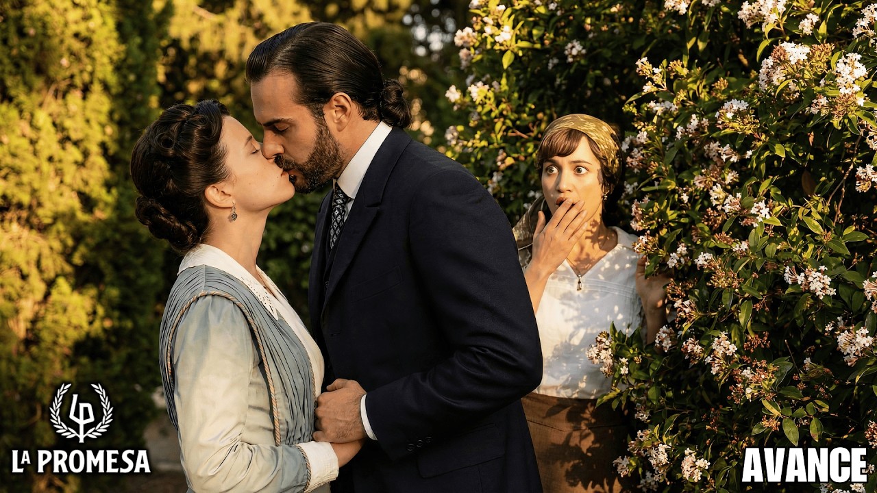 LA PROMESA HACE 1 HORA: Catalina VUELVE y ROMPE con Adriano tras pillarle  BESANDO a Martina