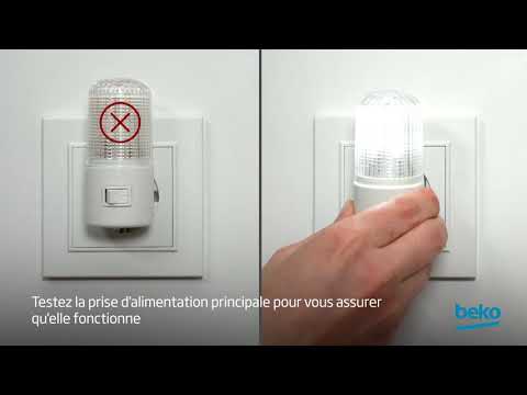 Comment vérifier la connexion électrique avant d'installer mon lave-vaisselle Beko?