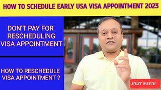 How To Get Early US Visa Appointment Date | How To Reschedule USA Visa Appointment screenshot 5