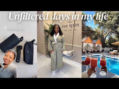 UNFILTERED DAYS IN MY LIFE VLOG| New camera, spa date, girls night & more
