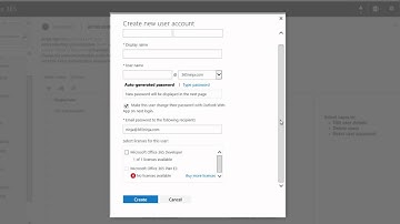 Add individual users to Office 365 with the admin center