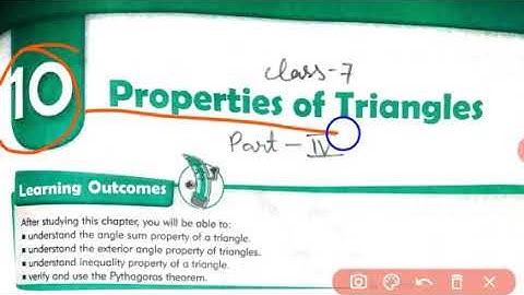 Class 7 math cbse | Chapter 10 Properties of Triangles Part 4 | mkd agrim academy