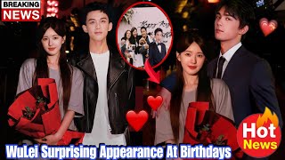 Family Festivities: Zhao Lusi and Wu Lei Spotted Together at Zhao Lusi's Father's Birthday Party.🖤❤️ Resimi