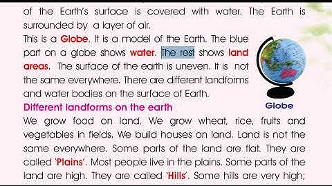 EVS 2 / CHAPTER 20 / THE EARTH