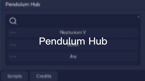 New Script Arceus X Pendulum Hub