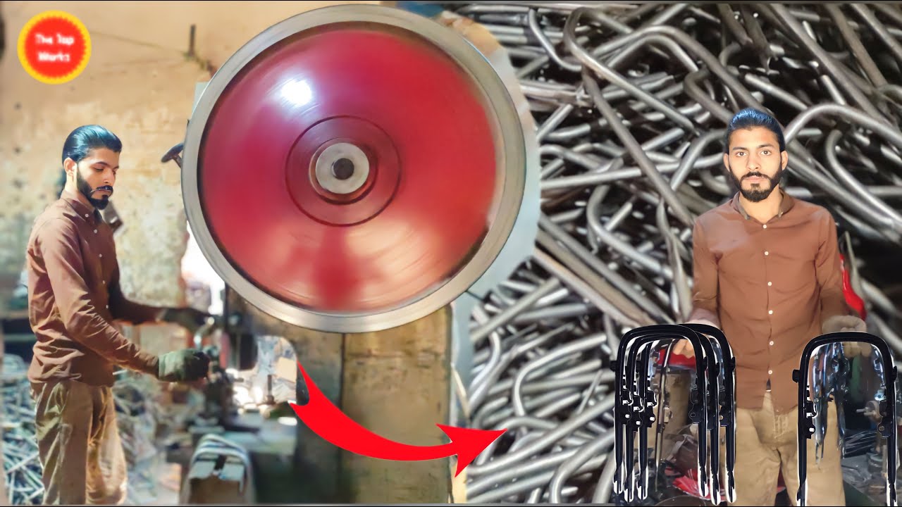 Manufacturing process of motorcycle seat Frame in a Local Factory