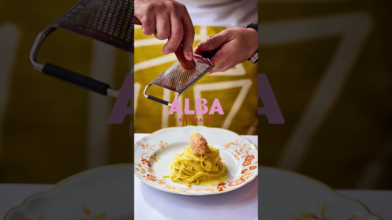 ALBA London menu