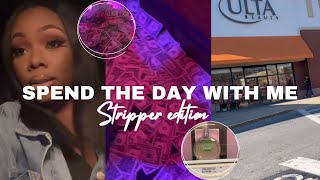 SPEND THE NDAY WITH ME| MONEY MAKING NIGHT| SHOPPING|DAY 7 $10,000 Stripper challenge|